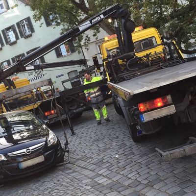 Abschleppdienst Neu Ulm Parkbehinderung Maucher